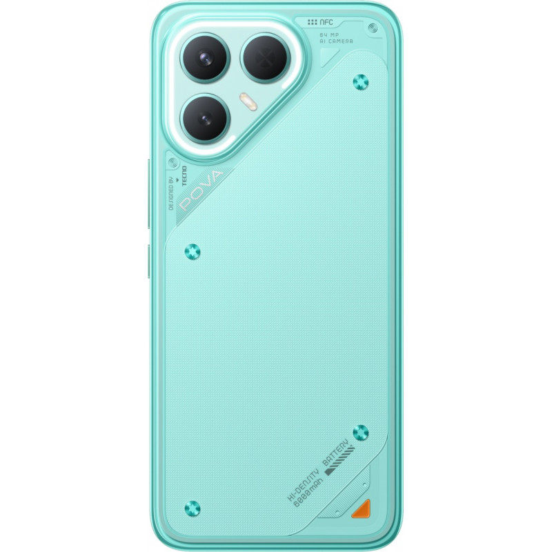 Tecno POVA 7 Pro 5G 12/256Gb Neon Cyan