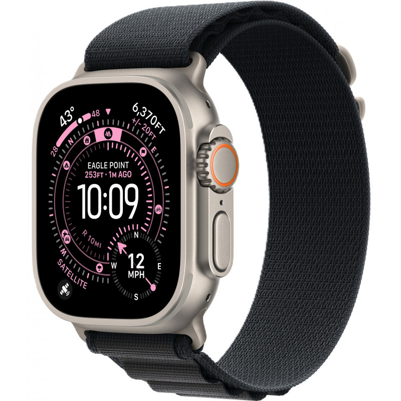 Apple Watch Ultra 3 49mm Alpine Black / NaturalTitanium Case