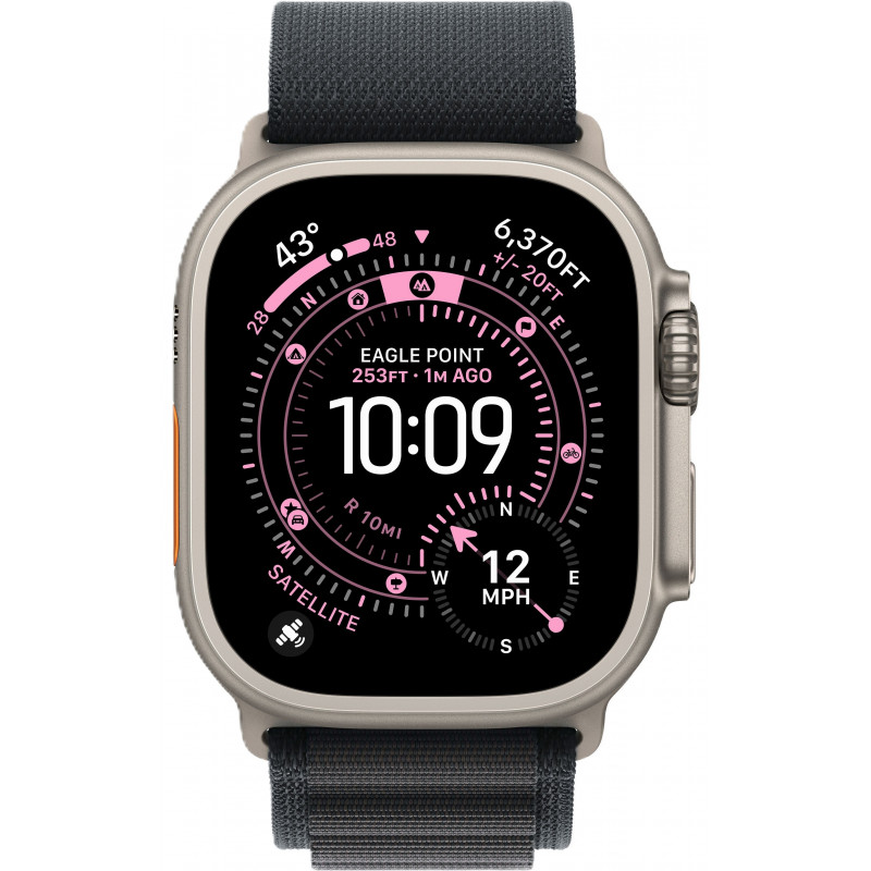 Apple Watch Ultra 3 49mm Alpine Black / NaturalTitanium Case