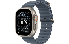 Купить Apple Watch Ultra 3 49mm Ocean Band Anchor Blue / Natural Titanium Case