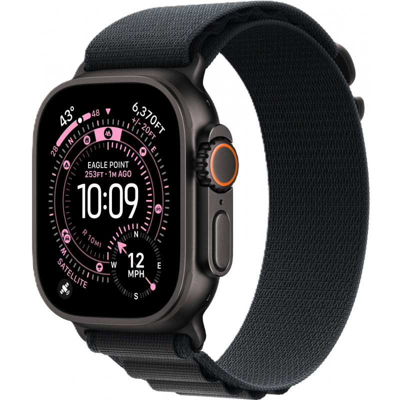 Apple Watch Ultra 3 49mm Alpine Black / Black Titanium Case