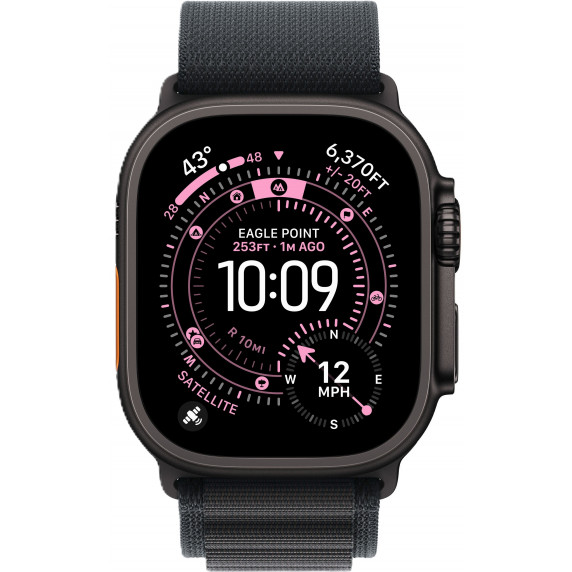 Apple Watch Ultra 3 49mm Alpine Black / Black Titanium Case