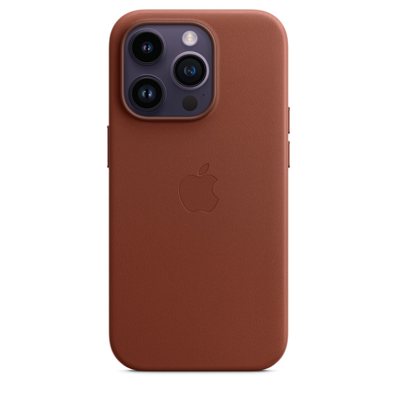 Чехол MagSafe iPhone 14 Pro Leather Wallet Cover - Umber