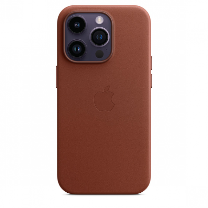 Чехол MagSafe iPhone 14 Pro Leather Wallet Cover - Umber