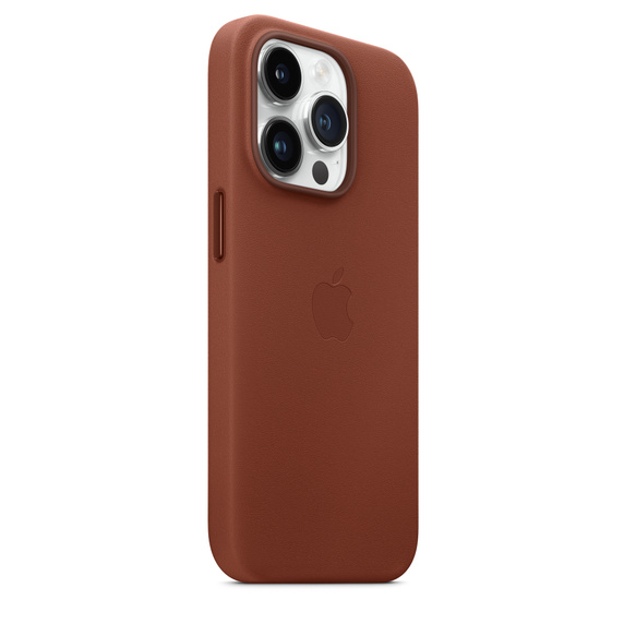 Чехол MagSafe iPhone 14 Pro Leather Wallet Cover - Umber