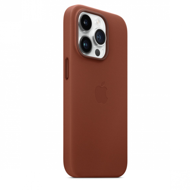 Чехол MagSafe iPhone 14 Pro Leather Wallet Cover - Umber